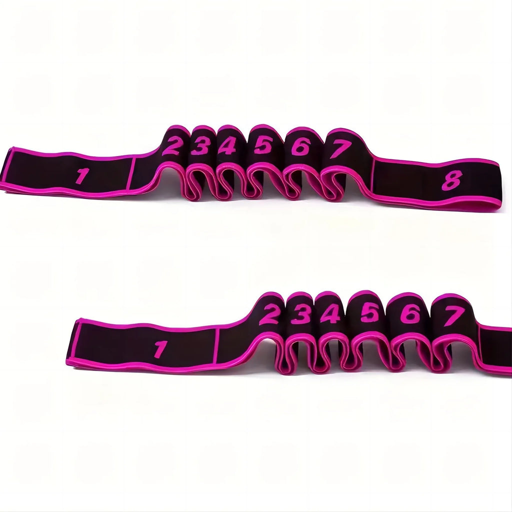 1pc Stretching Strap with Loops - Non Elastic Stretch Band for Physical Therapy, Yoga Strap for Stretching Equipment, Stretch Bands for Exercise and Flexibility - Fascia, Hamstring & Leg Stretcher Belt