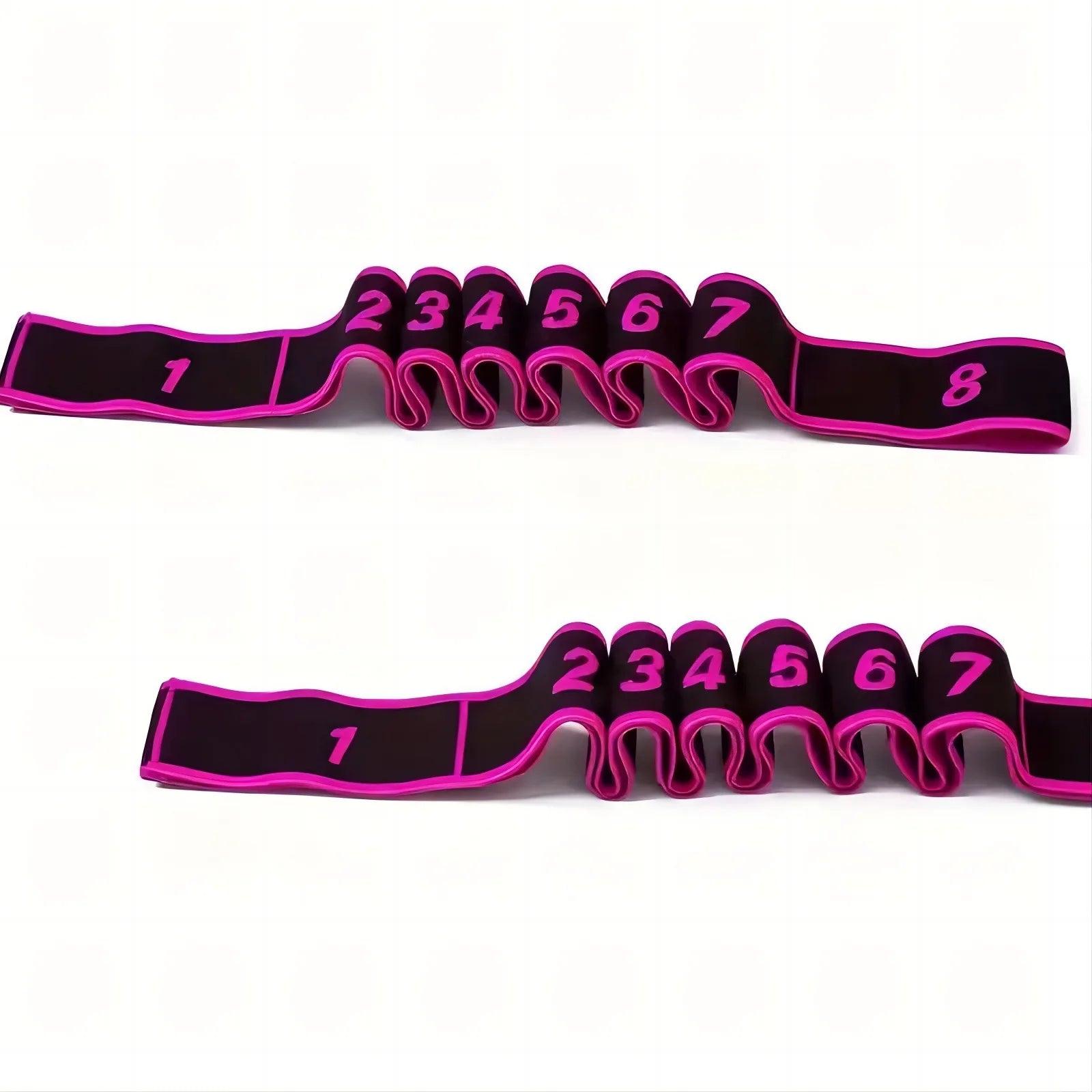 Stretching Strap with Loops - Non Elastic Stretch Band for Physical Therapy, Yoga Strap for Stretching Equipment, Stretch Bands for Exercise and Flexibility - Fascia, Hamstring & Leg Stretcher Belt