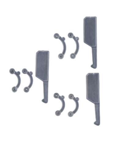 6 pcs 3 pair Nose Up Lifting Shaping Clip Beauty Tool Nose Shaper Inserts No Pain Invisible Nose Shaper Tool Straightening Beauty Kit for Women Men (Black)