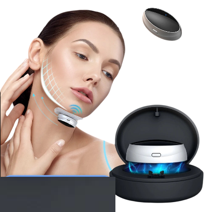 V-Face Electric Double Chin Device with 8 Modes & 15 Gear Adjustable Intensities - Intelligent V-Face Machine for Contouring Double Chin - H092
