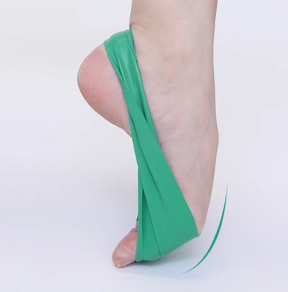 Green Ballets Training Pressing Insteps Elastics Band Dance Practices Stretch Insteps Elastics Band for Student Press Insteps Practices Stretch Insteps Elastics Band Professional Ballets Tool Dance