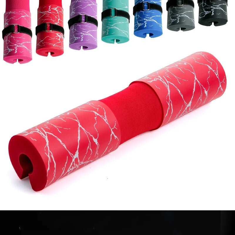 Barbell Squat Pad - Neck & Shoulder Protective Pad - Great for Squats, Lunges, Hip Thrusts, Weight Lifting & More - Fit Standard and Olympic Bars Perfectly