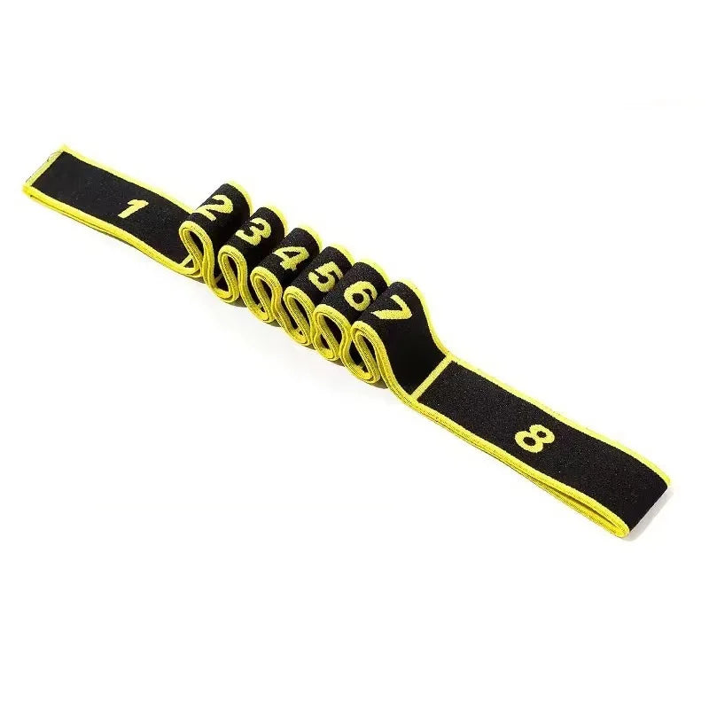 Stretching Strap with Loops - Non Elastic Stretch Band for Physical Therapy, Yoga Strap for Stretching Equipment, Stretch Bands for Exercise and Flexibility - Fascia, Hamstring & Leg Stretcher Belt