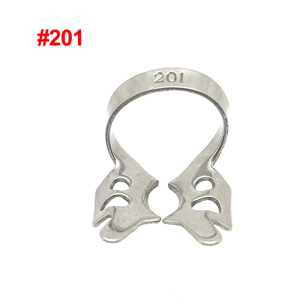 Professional Dental Rubber Dam Clamps | Endodontic Hygenic Brinker Universal Retractors| Tissue Gingival Lower Molars | Restorative Instruments Tools CE (Clamps Set of 5)