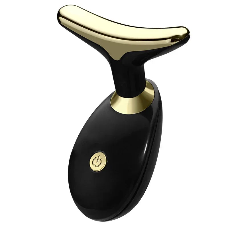 Facial & Neck Massager – Skin Firming, Wrinkle Reducer & Sculpting Tool | Portable LED Light Therapy for Face & Neck Care