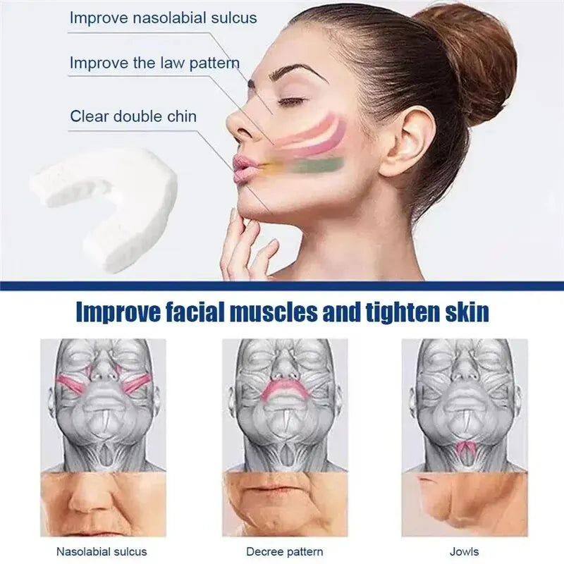 2pcs Achilles Fitness Double Chin Reducer Jaw Exerciser – Jawline Sculptor and Face Slimmer for Women and Men – Encourages Jaw Movement and Aids in Natural Jaw Function - Ideal for Mewing Practice