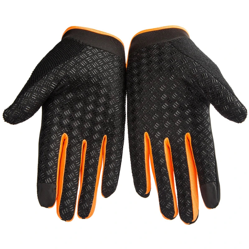 Cycling Gloves Mountain Bike Gloves Biking Gloves for Men Women Outdoor Full Finger Workout Gloves Touch Screen Anti-Slip Shock-Absorbing MTB Gloves Road Bicycle Gloves