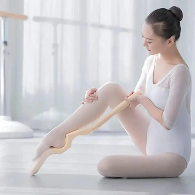 Ballet Foot Stretcher Set Dance Stretching Equipment Pine Dance Feet Arch Enhancer with Elastic Stretch Band 2 Pads Leg Strap Carry Bag for Dancers Gymnastics Yoga Flexibility Workout