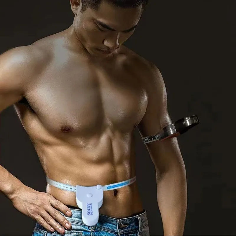 Automatic Telescopic Tape Measure, Body Measure Tape 60 inch (150cm), Self-Tightening Retractable Measuring Tape for Body Accurate Way to Track Weight Loss Muscle Gain by One Hand
