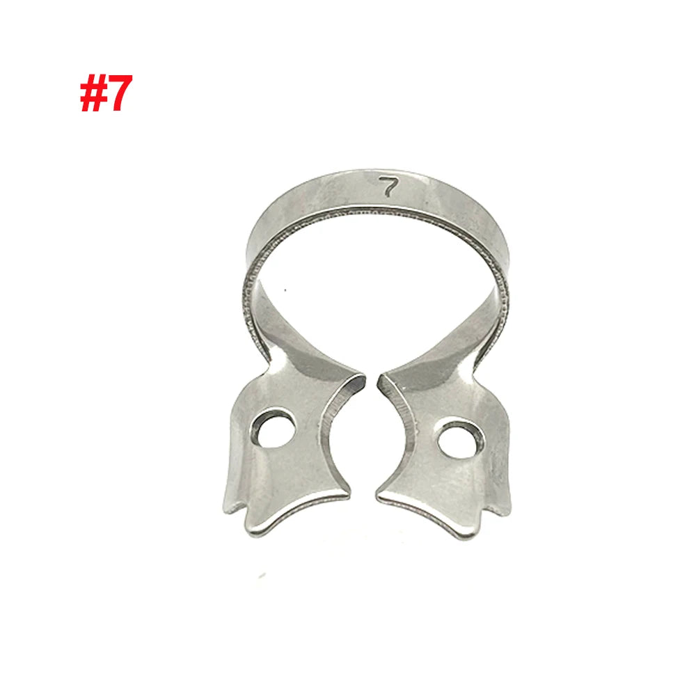 Professional Dental Rubber Dam Clamps | Endodontic Hygenic Brinker Universal Retractors| Tissue Gingival Lower Molars | Restorative Instruments Tools CE (Clamps Set of 5)