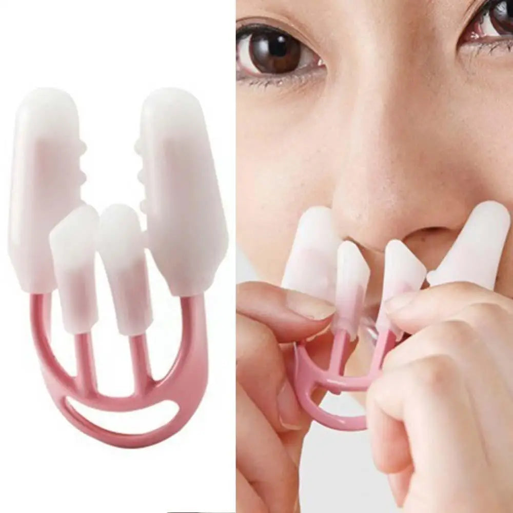 Frienda 5 Pieces Nose Clip Nose up Lifting Clips Nose Lifters Beauty Clips Silicone Nose Bridge Slimming Clips Nose Massagers Tools for Women