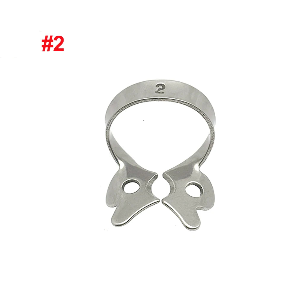 Professional Dental Rubber Dam Clamps | Endodontic Hygenic Brinker Universal Retractors| Tissue Gingival Lower Molars | Restorative Instruments Tools CE (Clamps Set of 5)