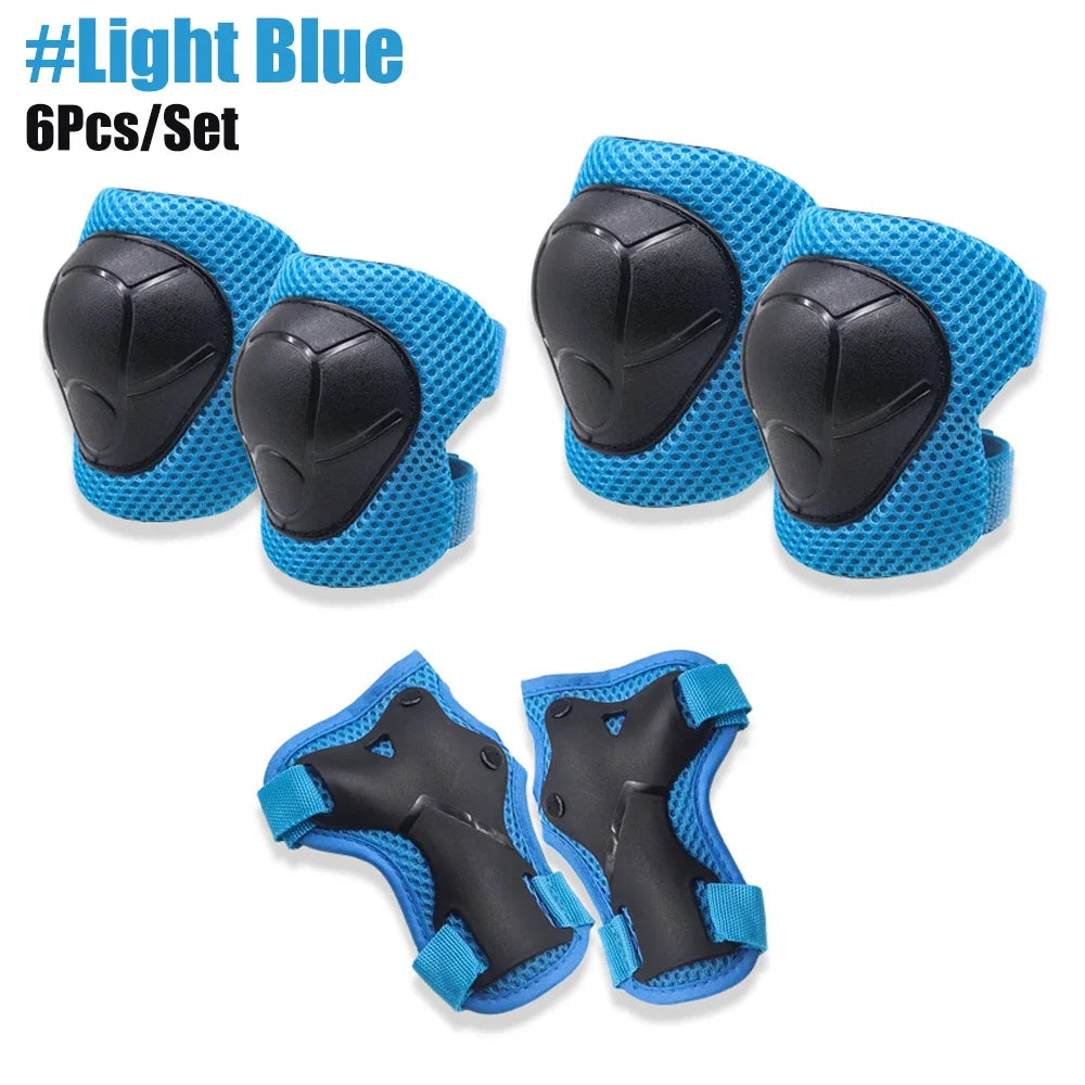 Knee Pads for Kids， Knee Pads and Elbow Pads Set Toddler 3-10 Years Protective Gear Set for Girls Boys with Wrist Guards for Skating Cycling Bike Rollerblading Scooter