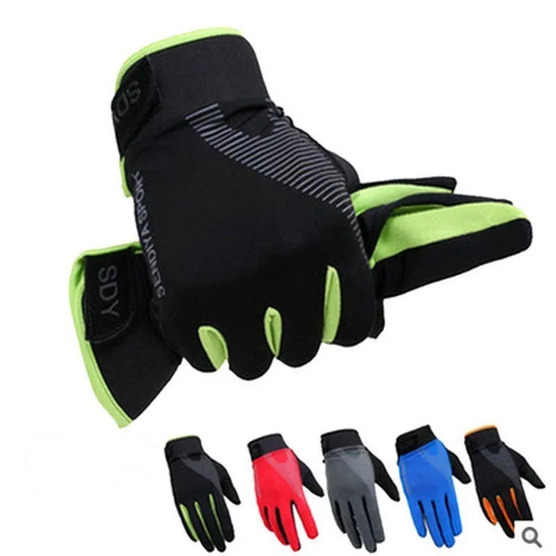 Cycling Gloves Mountain Bike Gloves Biking Gloves for Men Women Outdoor Full Finger Workout Gloves Touch Screen Anti-Slip Shock-Absorbing MTB Gloves Road Bicycle Gloves