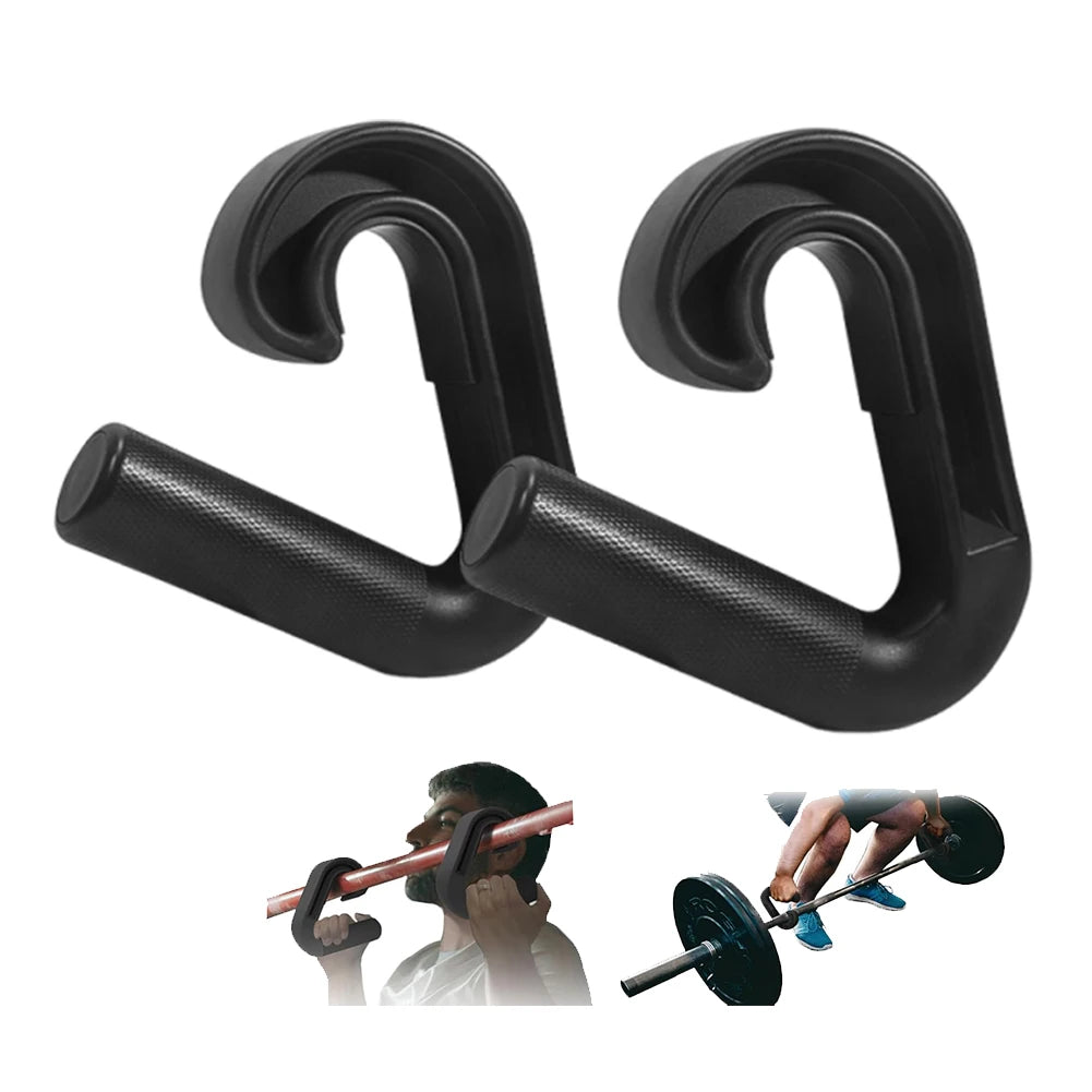Neutral Grip Handles for Pull Up: Ergonomic Portable Hooks for Barbell Row Deadlift Resistant Bands for Home Gym Fitness Enthusiasts
