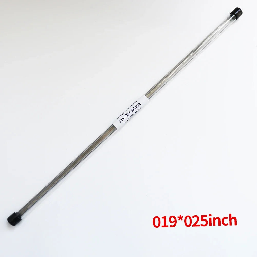 10pcs Lingual Retainer Wire Stainless SteelSuper elastic Flat Straight Twist Wires,0.010 * 0.032