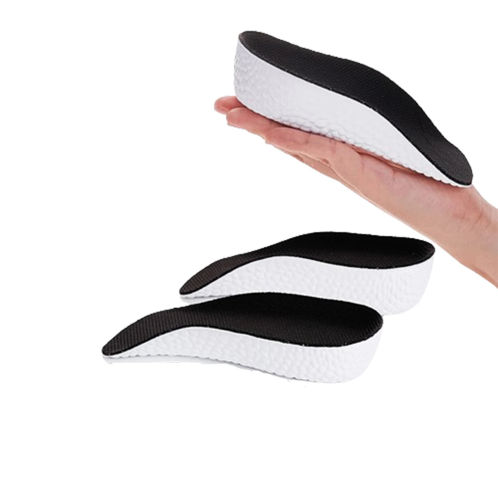 Height Increase Insoles for Men and Women, Foot Arch Contour Shoes Lifts for Men Orthopedic Heel Lift Cushion Gel Leg Discrepancy Balancer (Grey,3 Pairs - 1.5cm 2.5cm 3.5cm) (Grey)